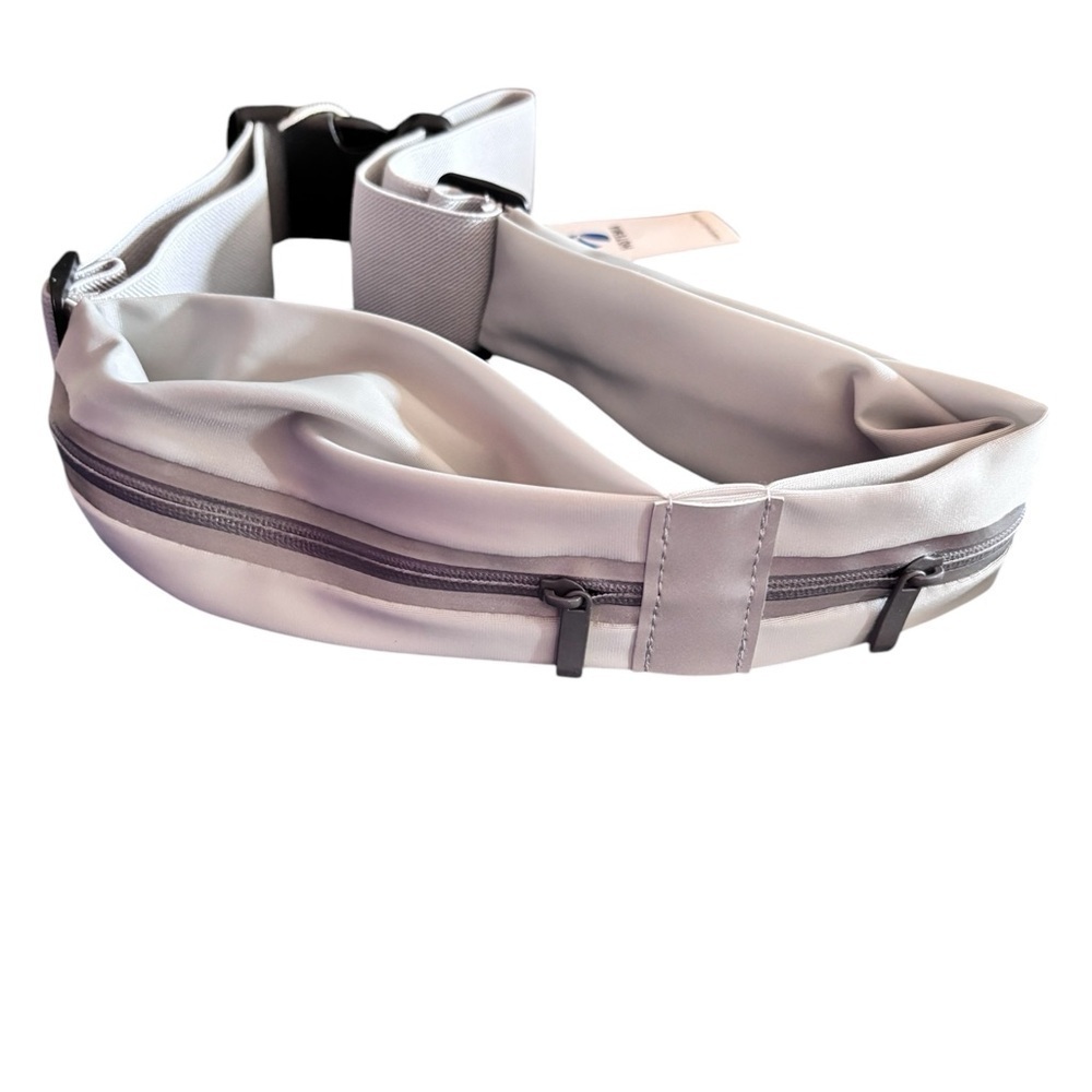 Waist Pack Running Belt W/Adjustable Strap Running Hiking Travel Walking GrayOS